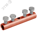Зажим соединительный прямой пруток-пруток 6-10мм медь IEK