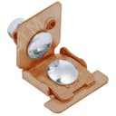 Держатель проводника круглого 6-10мм для фальца 0,6-8мм медь