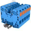 Клемма сильноточная TP 1-1 проходная Push-in, сечение 35 мм. кв., синяя