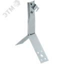 Держатель проводника круглого 6-10мм винтовой для конька h=80мм оцинкованная сталь IEK