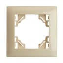 Рамка 1местная горизонтальная STEKKER PFR00901102 серия Эрна Элегант слоновая кость 49666