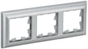 Рамка 3-м BRITE РУ-3-Бр алюм./алюм. IEK BR-M32-12-K47