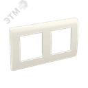 BRAVA Рамка 2 поста 4 модуля белая 75012W DKC