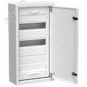 TITAN 5 Корпус металлический ЩРн-36 (1х36) 585х310х140мм IP31 белый (одна дверь) IEK