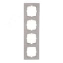 KARINA Рамка 4-ая горизонтальная б/вст крем (10шт/120шт) 707-0300-149 Lezard