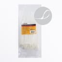 Хомут нейлоновый STEKKER NYCT47200 47х20 мм d пучка max 50 мм нагрузка 22кг белый упаковка 100 шт 32783