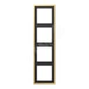 Рамка 4-я для горизонтальной/вертикальной установки Серия- LS990 Материал- металл Цвет- классическая латунь