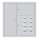 Щит этажный 8 кв. слаботочка слева (1000х950х150) Basic