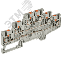 Колодка клеммная CP-ML 3 ур. 2,5мм2 серая IEK
