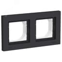 ATLASDESIGN AQUA 2-постовая РАМКА IP44, КАРБОН Systeme Electric