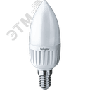 Лампа светодиодная LED 5вт E14 теплый матовая свеча