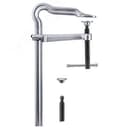 Струбцина OMEGA цельнометаллическая 500/120, усилие 5 кН, с Т-образной рукояткой, фиксированная скоба с запатентованной дугой OMEGA BESSEY