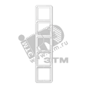 Рамка 5 постов универсальная ударопрочная белая