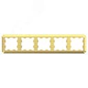 ATLASDESIGN ANTIQUE 5-постовая рамка, универсальная 3ОЛОТО