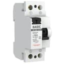 Устройство защитного отключения УЗО ВДТ-40 2P 16А/ 30мА (электронное) EKF Basic (elcb-2-16-30e-sim)
