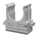 Держатель-клипса с защелкой D16 мм (100шт) (PR.02716)