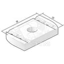 Гайка М10 канальная