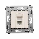 Avanti Розетка RJ-45 в стену 5e одинарная "Ванильная дымка " DKC