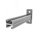 Консоль СТРАТ двойная 41х21, база 300, толщ. 2,5 мм, гальван. цинк