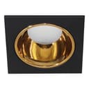 Светильник встраиваемый Feron DL3112 потолочный MR16 G53 черный золото 51409