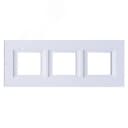 Axolute Накладки декоративные прямоугольные горизонтальные White/белый на 2+2+2 модуля