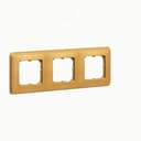CARIVA Рамка 3 поста матовое золото 695983 Legrand Euro