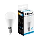 Лампа светодиодная Feron LB750 Шарик E14 11W 6400K 25948