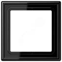 Рамка 1-я для горизонтальной/вертикальной установки Серия- LS990 Материал- дуропласт Цвет- черный