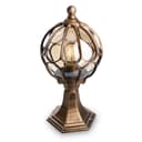 Светильник садовопарковый Feron PL3704 круглый на постамент 60W 230V E27 черное золото 11364