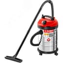 Пылесос строительный М3-30, 30 л, 1400 Вт, сухая и влажная уборка, корпус из нержавеющей стали, розетка до 2000Вт ЗУБР