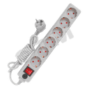 Сетевой фильтр 6х3м с выключателем ПВС 3х0.75