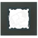 Рамка на 2 поста, S82N, свинец - графит (металл им.)