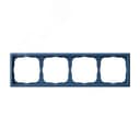 ARTGALLERY рамка 4-постовая, универсальная, аквамарин Systeme Electric