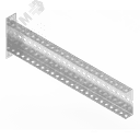 Консоль 115х40 основание 500 П-образная облегченная горячий цинк