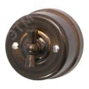 Выключатель Лизетта 1-кл., пластик, цвет Бронза