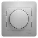 Диммер поворотно нажимной, LED, RC, 630 Вт, алюминий