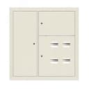 Щит этажный 4 кв. слаботочка слева RAL9002 (1000х950х150) EKF PROxima