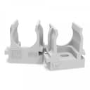 Крепеж-клипса для трубы 16 мм серая (уп.100шт)