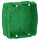 BLANCA скрытой установки коробка монтажная д/силовых розеток, зеленый
