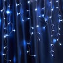 Светодиодная гирлянда Feron CL22 бахрома 45м07м 3м 230V синий c питанием от сети 32345