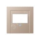 Накладка для USB розетки (ТАЕ гнезда) Серия A500 Материал- дуропласт Цвет- шампань