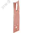 Держатель проводника круглого 6-8мм прямой h=60мм медь IEK