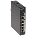 4-портовый POE неуправляемый коммутатор, промышленное исполнение Dahua DH-PFS3106-4T