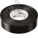 Изолента ПВХ черная 19мм 20м Navigator NIT-A19-20/BL