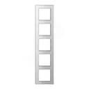 Рамка 5-я для горизонтальной/вертикальной установки Серия- ACreation Материал- стекло Цвет- белый