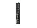 PoE коммутатор Hikvision DS3T0506HPEHS 4портовый