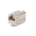 Вставка RJ-458P8C Hyperline KJNE-8P8C-C6-90-SH-F-WH