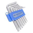 Набор Г-образных TORX, T10-T40, короткие с отверстием, 7 предметов