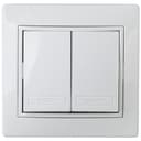 Выключатель одноклавишный, в рамку (скрытого монтажа) белый 10А 250В Intro Plano 1Э-104-0 Б0053951 ЭРА