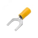 Наконечник вилочный НВИ 6-5 с изолированным фланцем желтый (50шт) DKC